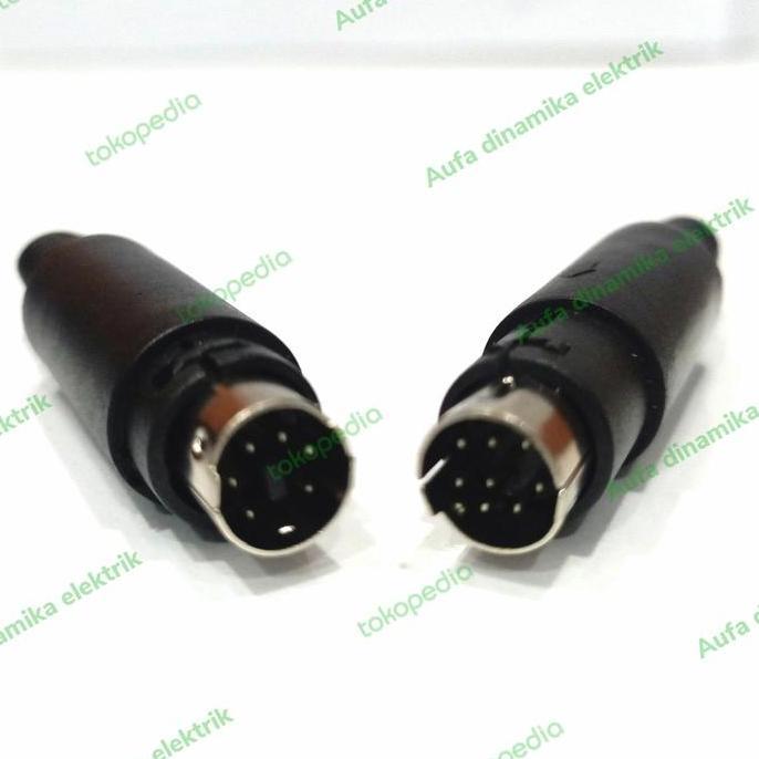 Mini Din 6 pin dan 8 pin PS2 connector Male