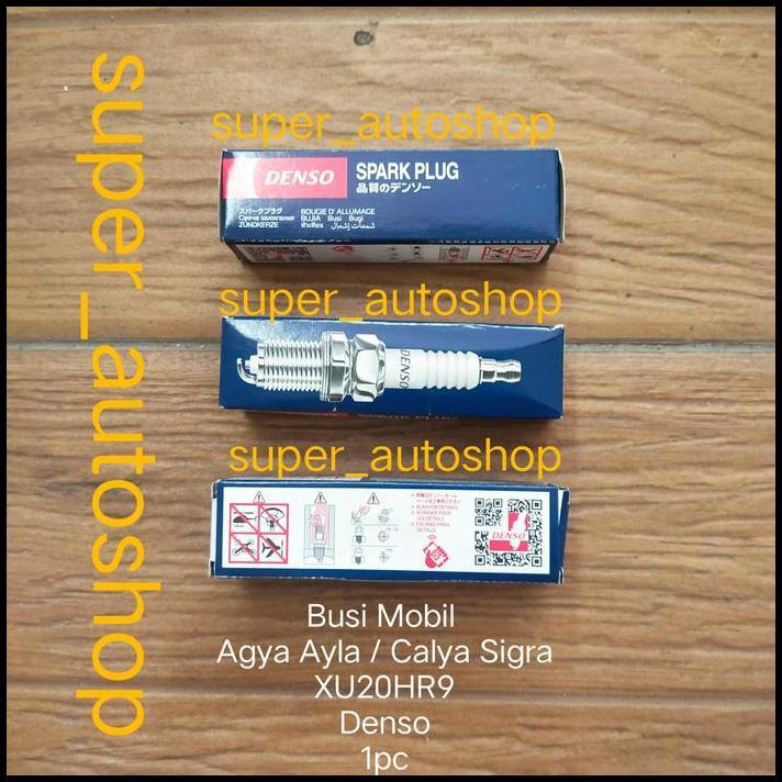 BEST DEAL BUSI MOBIL AGYA AYLA / CALYA SIGRA XU20HR9 DENSO ORIGINAL ORI 1PC 