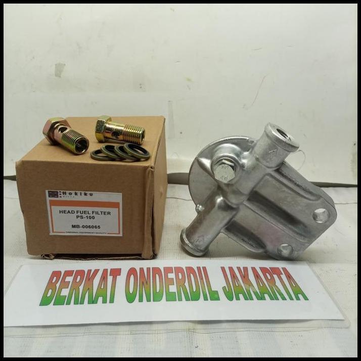 TERBARU HEAD FUEL FILTER MITSUBISHI PS-100/PS-120 MB-006065 "HOKIKU" 