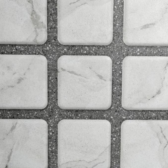 KERAMIK LANTAI 40X40 KASAR BATU PUTIH KOTAK -KERAMIK TERAS-TAMAN