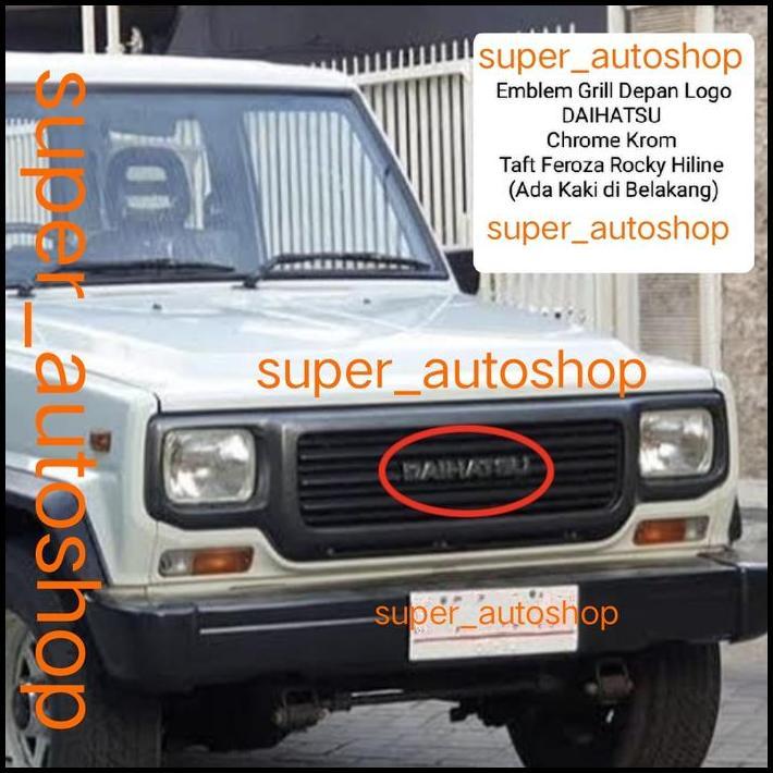 GRATIS ONGKIR EMBLEM LOGO DAIHATSU BESAR GRILL DEPAN TAFT GT / ROCKY / HILINE 