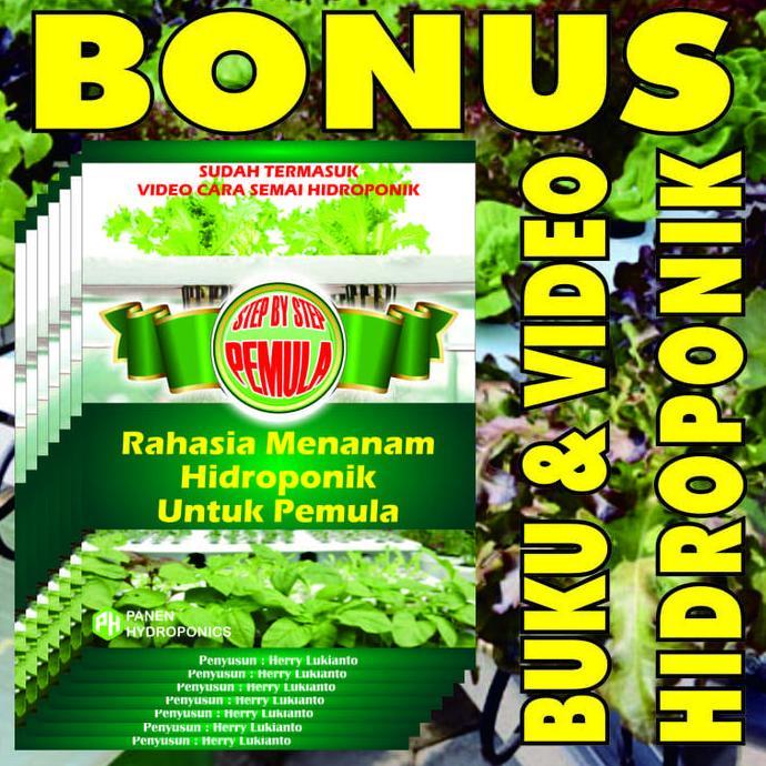 40 lubang model meja 4 line power max HIDROPONIK NFT / DFT Set + Bonus
