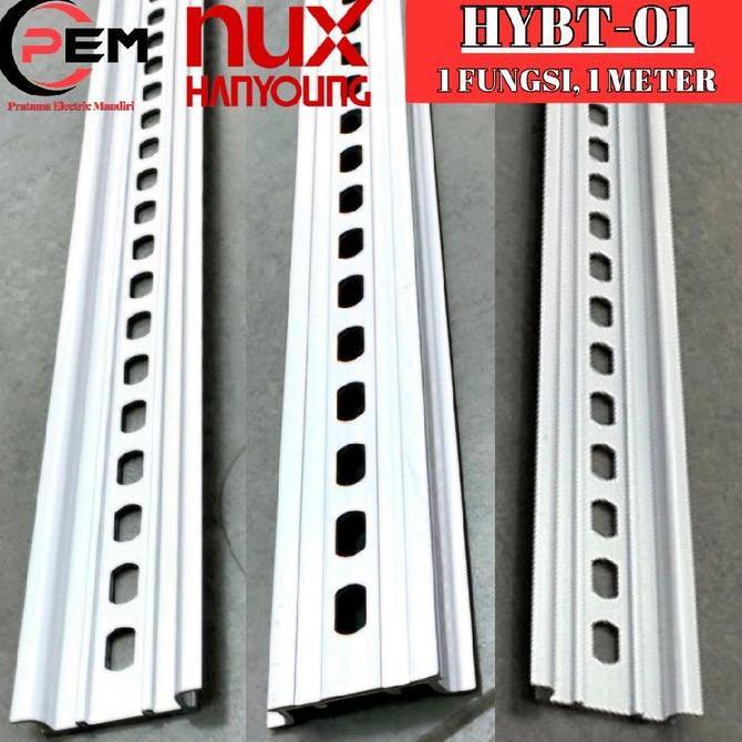 HANYOUNG NUX REL MCB DIN RAIL ALUMUNIUM HYBT-01 HY BT01 BT-01 1F 1 FUNGSI 1 FUNGSI