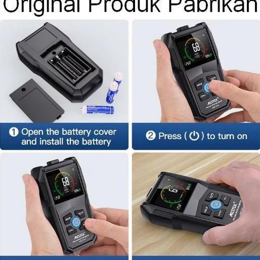 Pinless Moisture Meter Mestek Digital 4 in 1 Detector / Smart Moisture Meter / Digital Moisture Mete