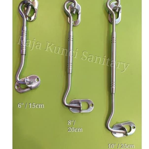 Hak angin 10" inch/Cantolan Jendela stainless/Kunci jendela