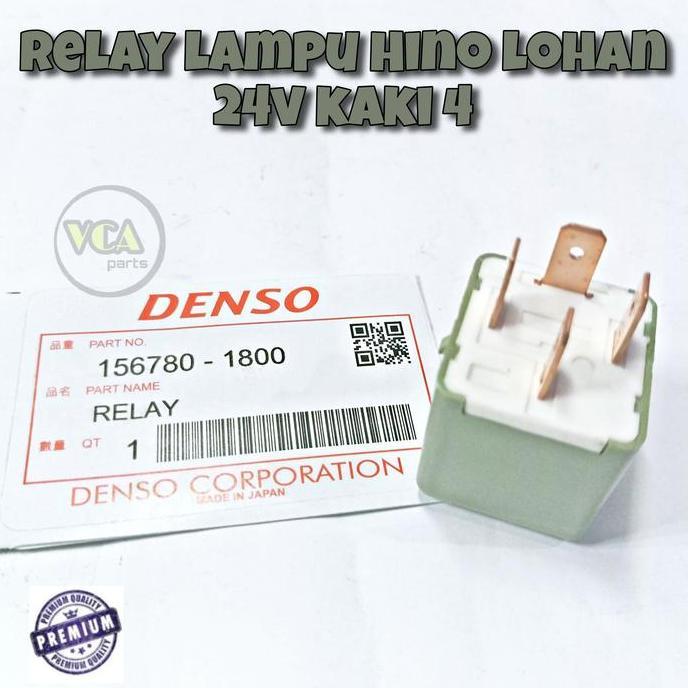 RELAY LAMPU 24V KAKI 4 HINO LOHAN 85920 - 2570