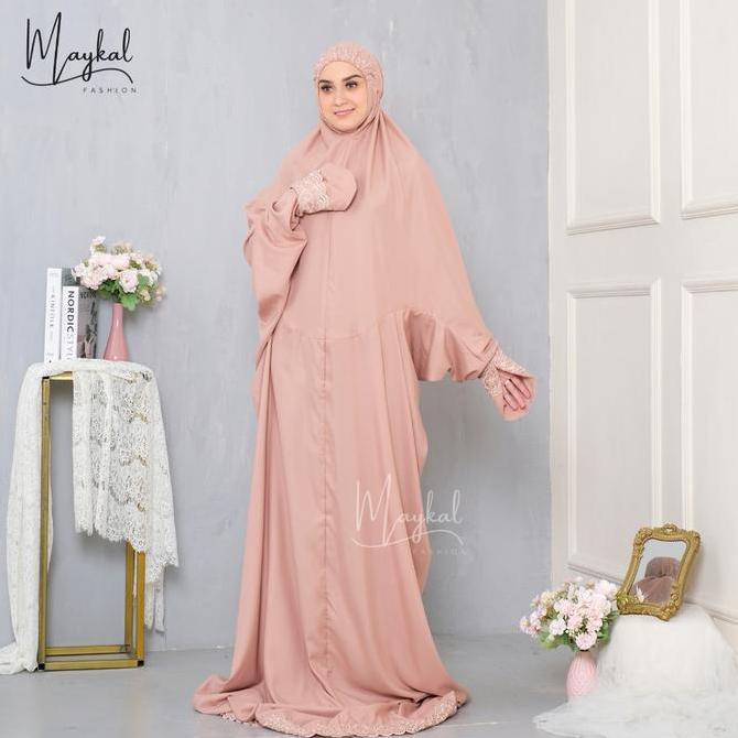 Maykal - Mukena Terusan Dewasa Khadijah Katun Premium