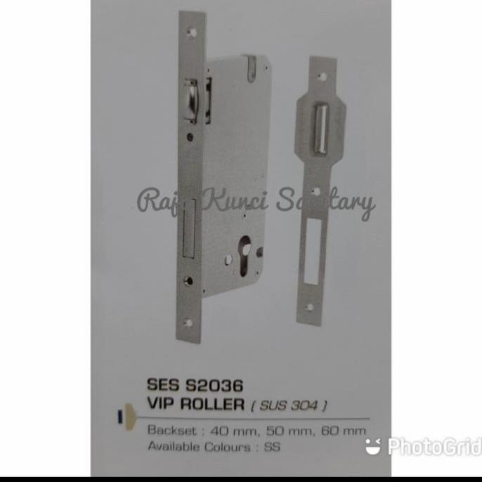 Body Pelor SES VIP S 2036-40/50/60 mm Stainless SUS 304/Kunci Pintu