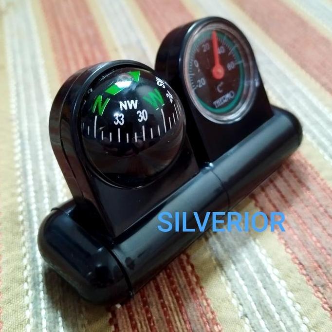 Kompas Navigasi Alat Petunjuk Arah Mata Angin Dasboard Kendaraan Mobil