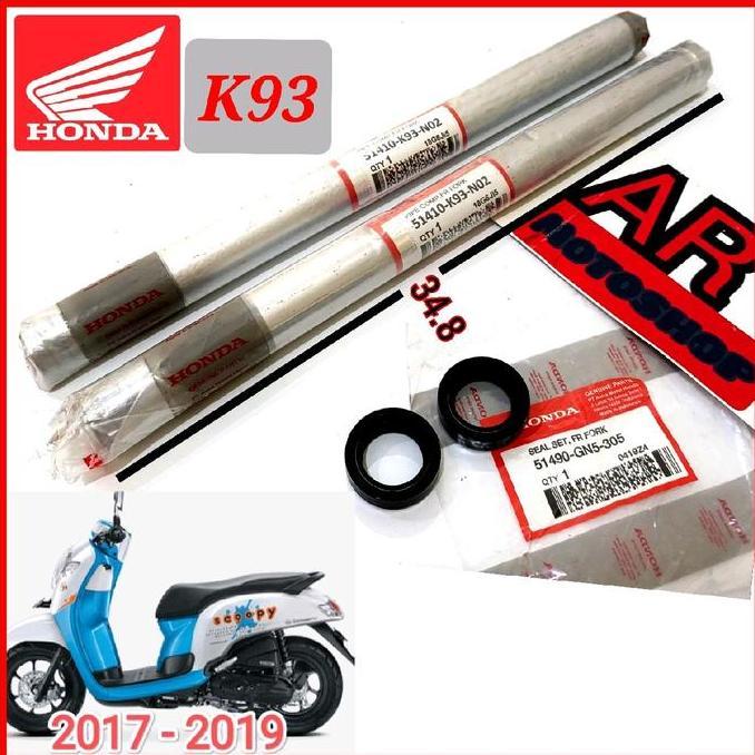 sepasang as depan + sil shock K93 honda scoopy  esp DONAT ( 2017,2018,2019) Motorcycle