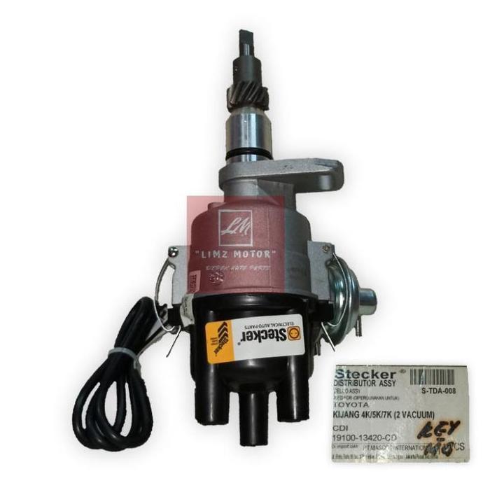 Distributor Assy-Delco Toyota Kijang 4K & 5K 2 Vacuum CDI Stecker