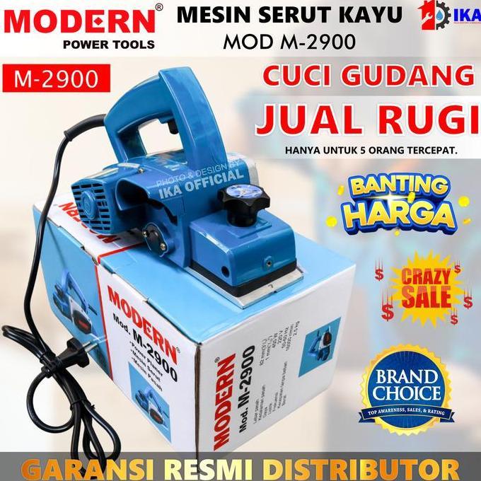 NIOCHA MODERN M-2900 Mesin Serut Kayu MODERN M2900 / Mesin Planer Listrik Modern / Mesin Planner Pas