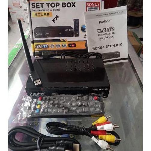 STB pioline atlas set top box jaringan tv digital dvb free