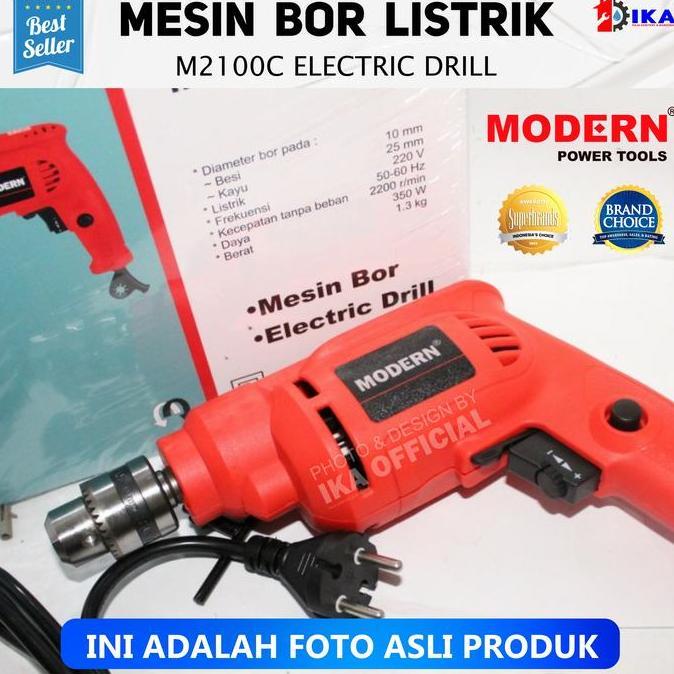 REVOSHOP Modern M-2100C / Modern m2100c / Mesin Bor Modern M 2100 C / Mesin Bor 10mm Modern M2100C /