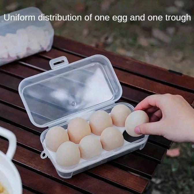 Kotak Telur Travel  Egg Box/ Tempat Penyimpanan Telor Makanan Camping Box Telur Telor