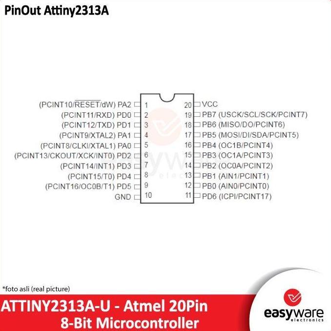 ATTINY2313A U - ATTINY2313 - ATTINY2313A ORIGINAL