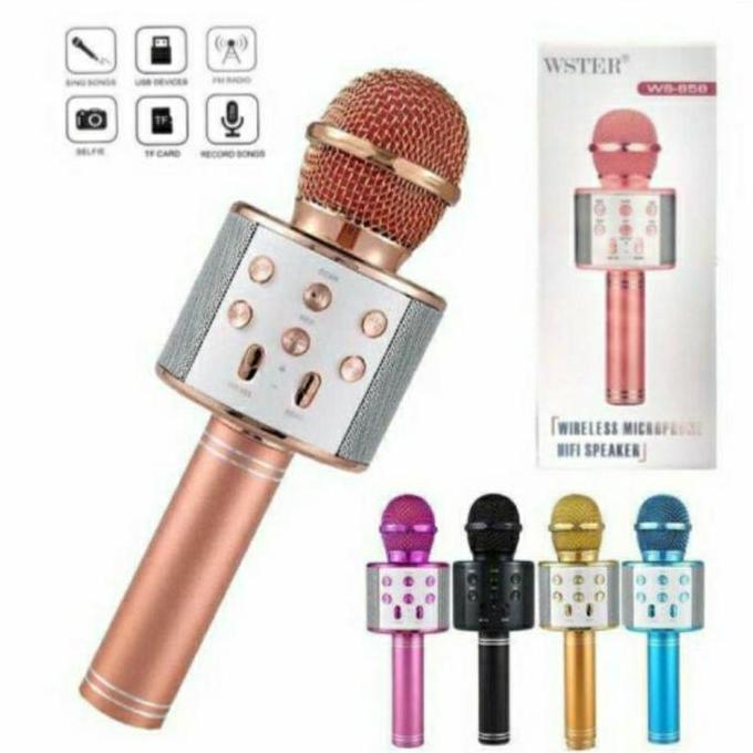Mic karaoke wireless microphone bluetooth