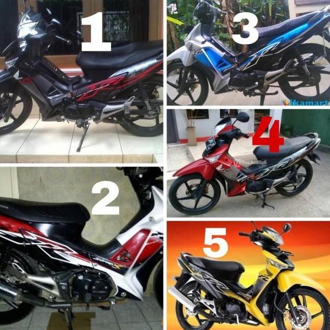 STIKER STRIPING SUPRA X 125 TAHUN 2008