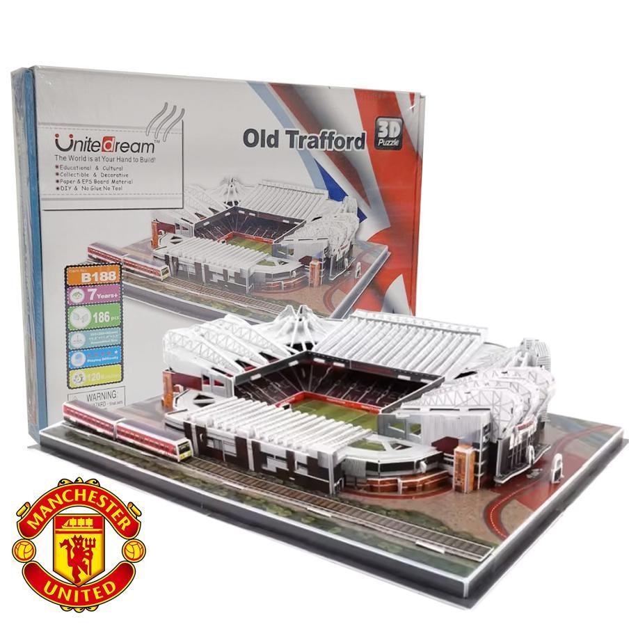 3D Puzzle Stadium | MANCHESTER UNITED - OLD TRAFFORD | Miniatur Puzzle