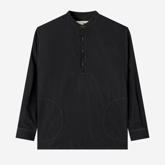Duha Baju Koko Lengan Panjang - Zahr - Black