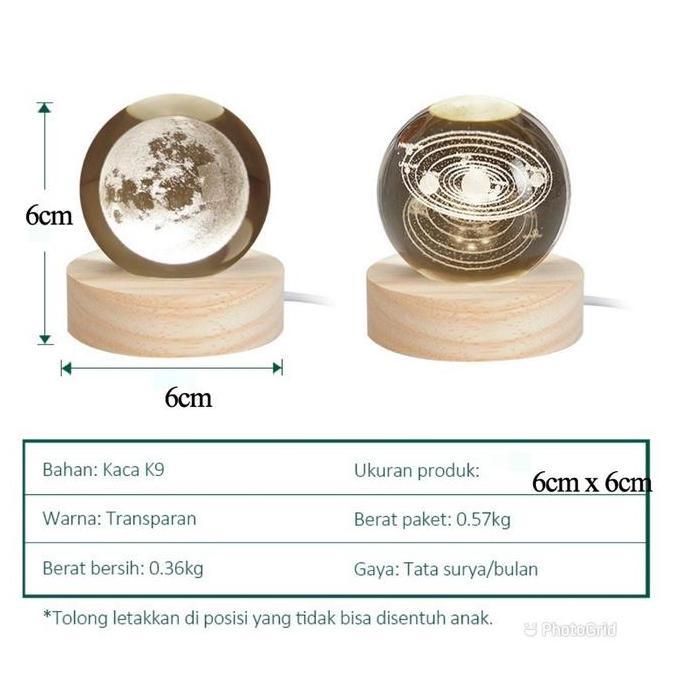 TS Lampu Hias EXO / Lampu Tidur / Bola Kristal / Lampu Kamar Tidur / Lampu LED / Hadiah / Lampu Kpop