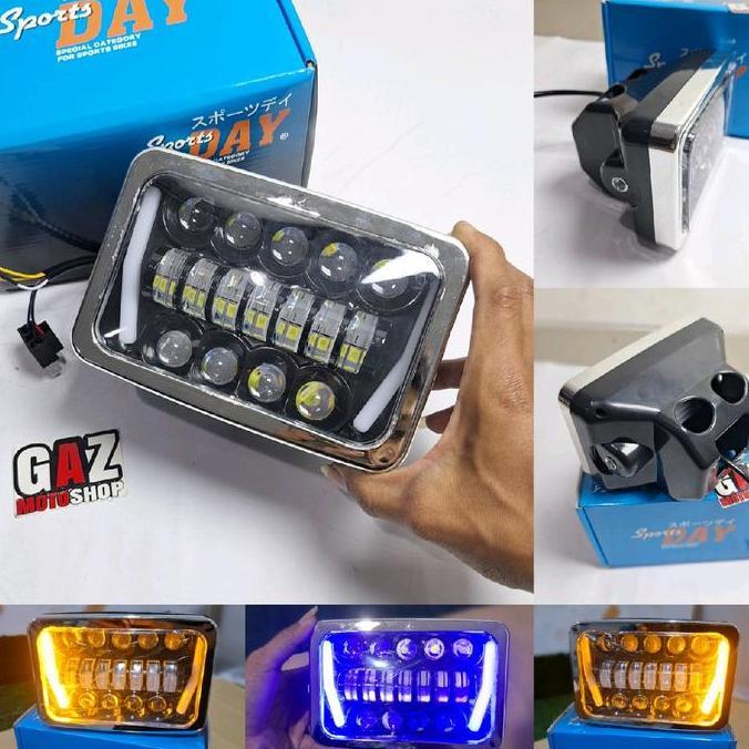 LAMPU DAYMAKER KOTAK LED 16 MATA WIN GL 100 RX KING OLD SET BATOK ORIGINAL DAN TERPERCAYA