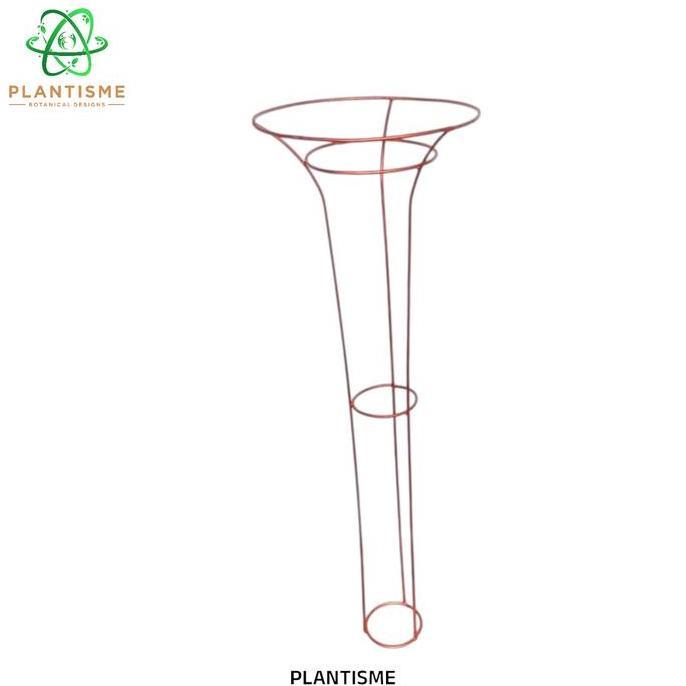 Rambatan Tanaman Wrelle Tower Planter Pergola Besi Media Tanam Rambatan Vertikal Penyangga Kokoh Sty