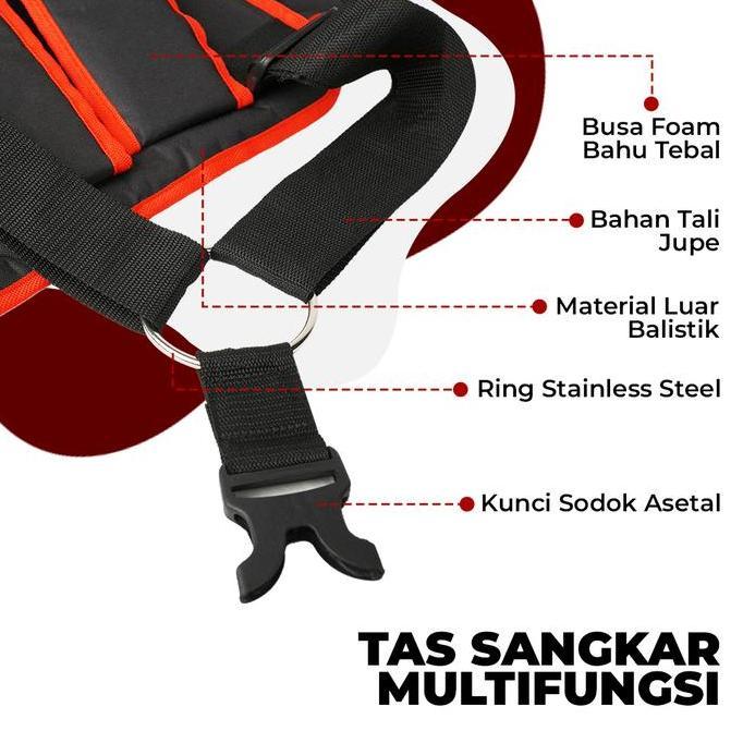 Tas Sangkar Burung & Voer Sakti Umi Kasum Multifungsi| Tas Gendong & Makanan Burung Burung Kicau | T