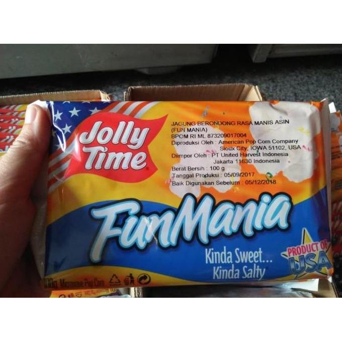 Jolly Time/ Popcorn Jolly Time/ Popcorn/ Popcorn Murah USA/ cemilan