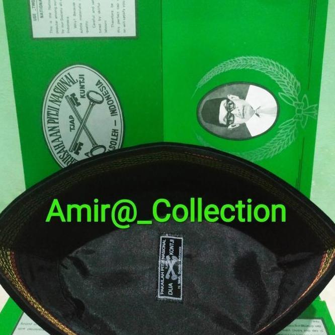 Termurah / Hot Sale Peci Songkok Hitam Cap 2 Kunci Original Harga Per Kodi 20 Pcs/