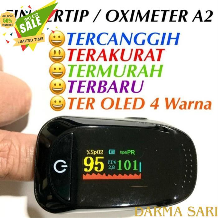 FINGERTIP PULSE OXYMETER FINGERTIP OXIMETER SPO2 OLED FULL A2 LK88 BY DARMA SARI