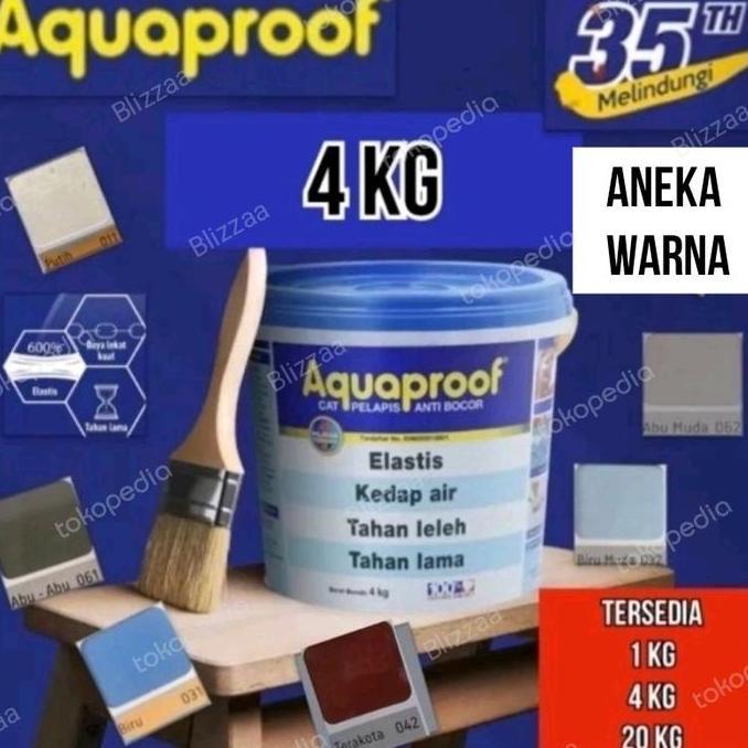 Aquaproof 4Kg Aquaproof Galon 4 Kg Elastex 4Kg Waterproofing Elastex 4Kg Aquaproof 4Kg Anti Bocor As