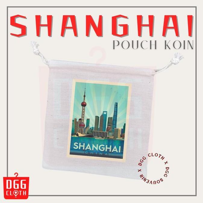 Dggcloth Pouch Koin Souvenir Shanghai Dompet Koin Oleh Oleh China 3 Murah Meriah