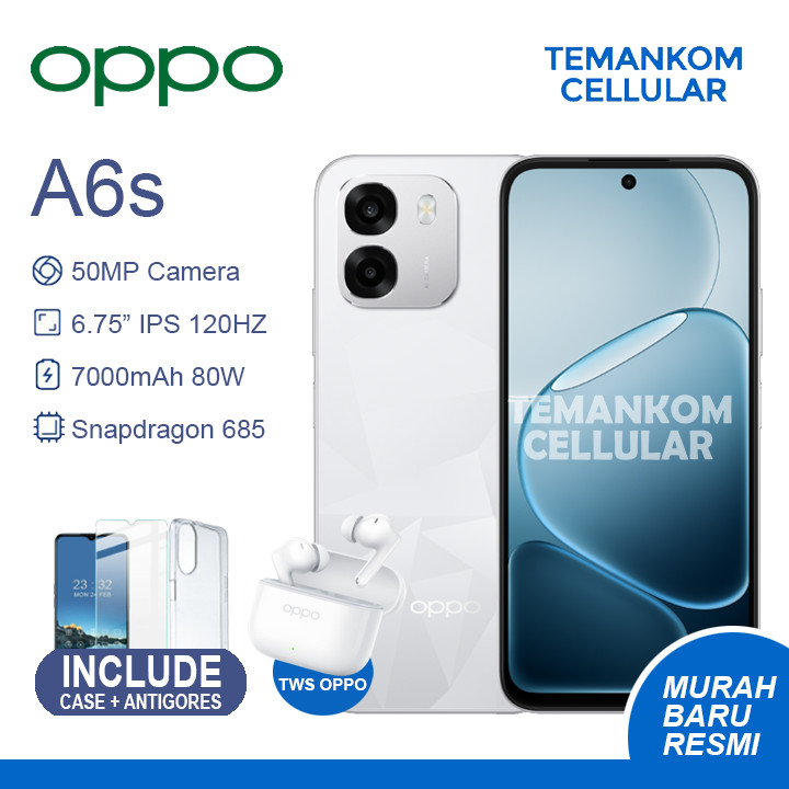 TERBARU Oppo A6S 16GB RAM baru A6 S 8/256 8+8 extend RAM 8GB 256GB Military Grade kuat GARANSI RESMI