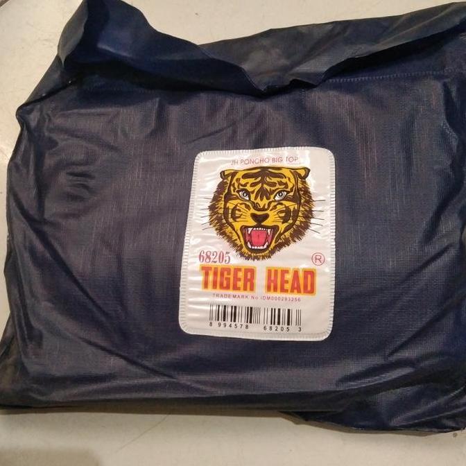 Jas Hujan Tiger head poncho 68205
