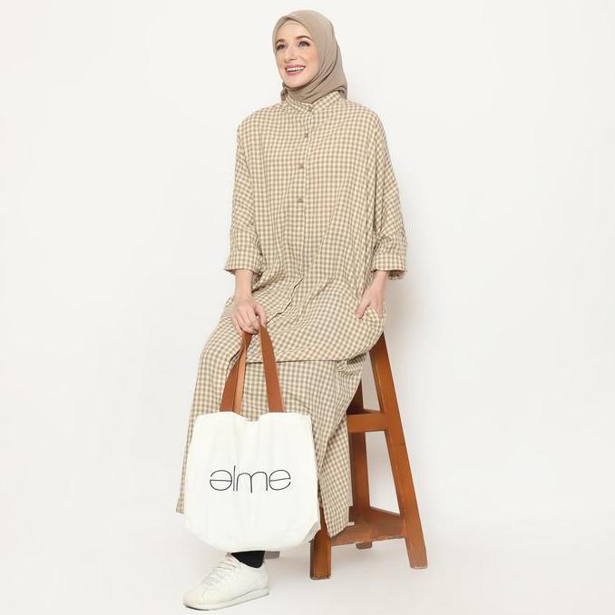 AISHA ABAYA Motif (Abaya Daily simple Wanita) BS
