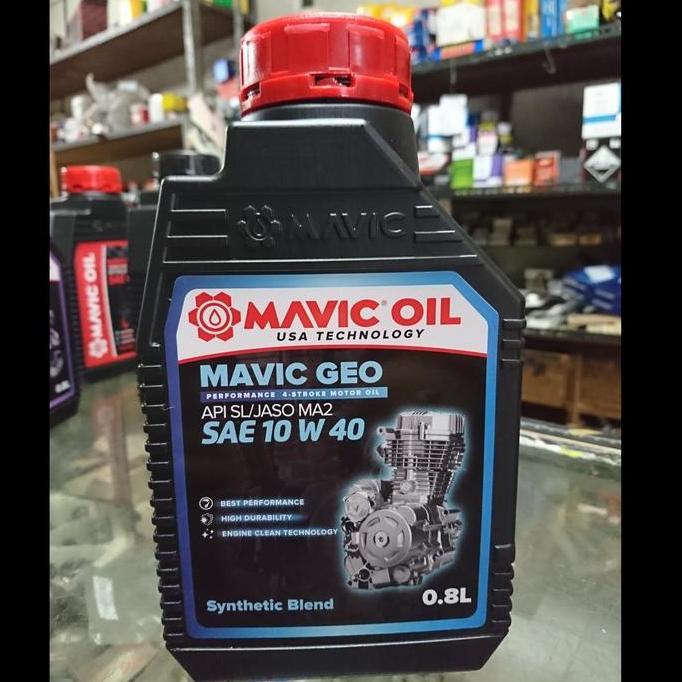 New- Mavic Geo 10W 40 800Ml Oli Motor Matic Mobil Synthetic World Class