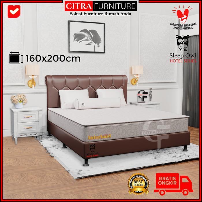 Dipan Rangka Tempat Tidur 160|Divan Sandaran Kancing|Ranjang Springbed