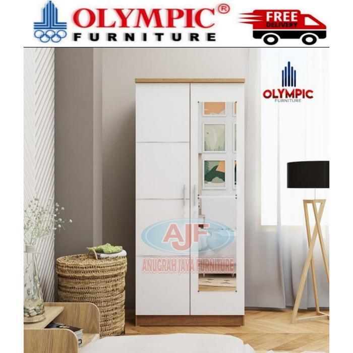 Olympic Lemari Pakaian 2 Pintu / Lemari Baju 2 Pintu / LP EERO 2P