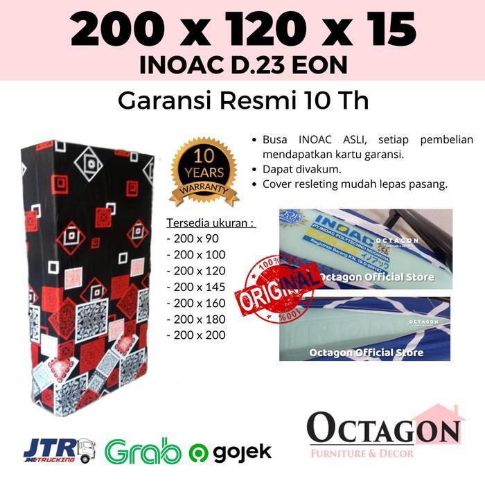 Kasur Busa INOAC 120x200 D23 10 Tahun