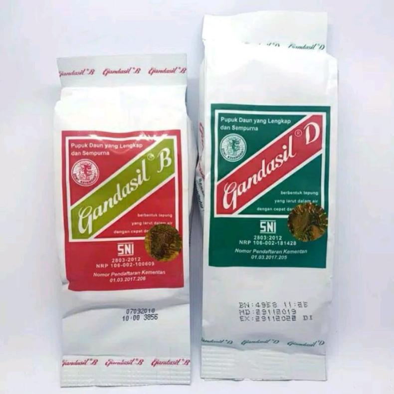 Bisa Cod Gandasil B Dan D Kemasan 100Gram 500Gram Pupuk Tanaman Daun Dan Buah ><