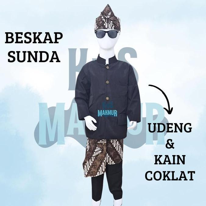 Baju adat sunda stelan adat daerah sunda tk sd anak laki laki setelan