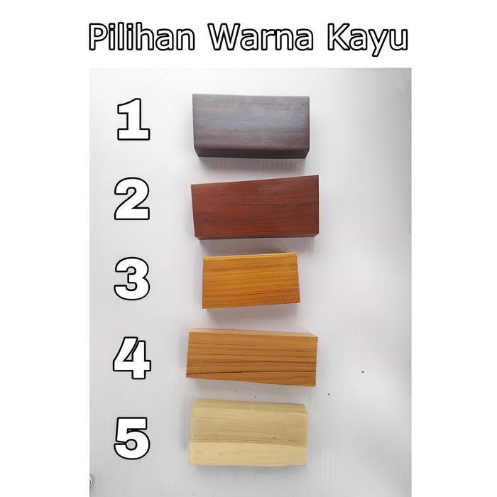 Nakas kayu Utuh Balok Model Stool