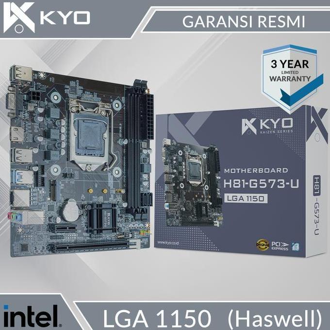 Comcom- Motherboard Kaizen H81 Lga 1150 Ddr3 H81 Mainboard Mobo H81