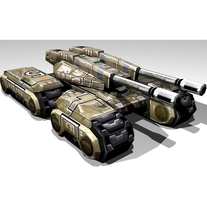 DIY Papercraft Mammoth-III War Tank