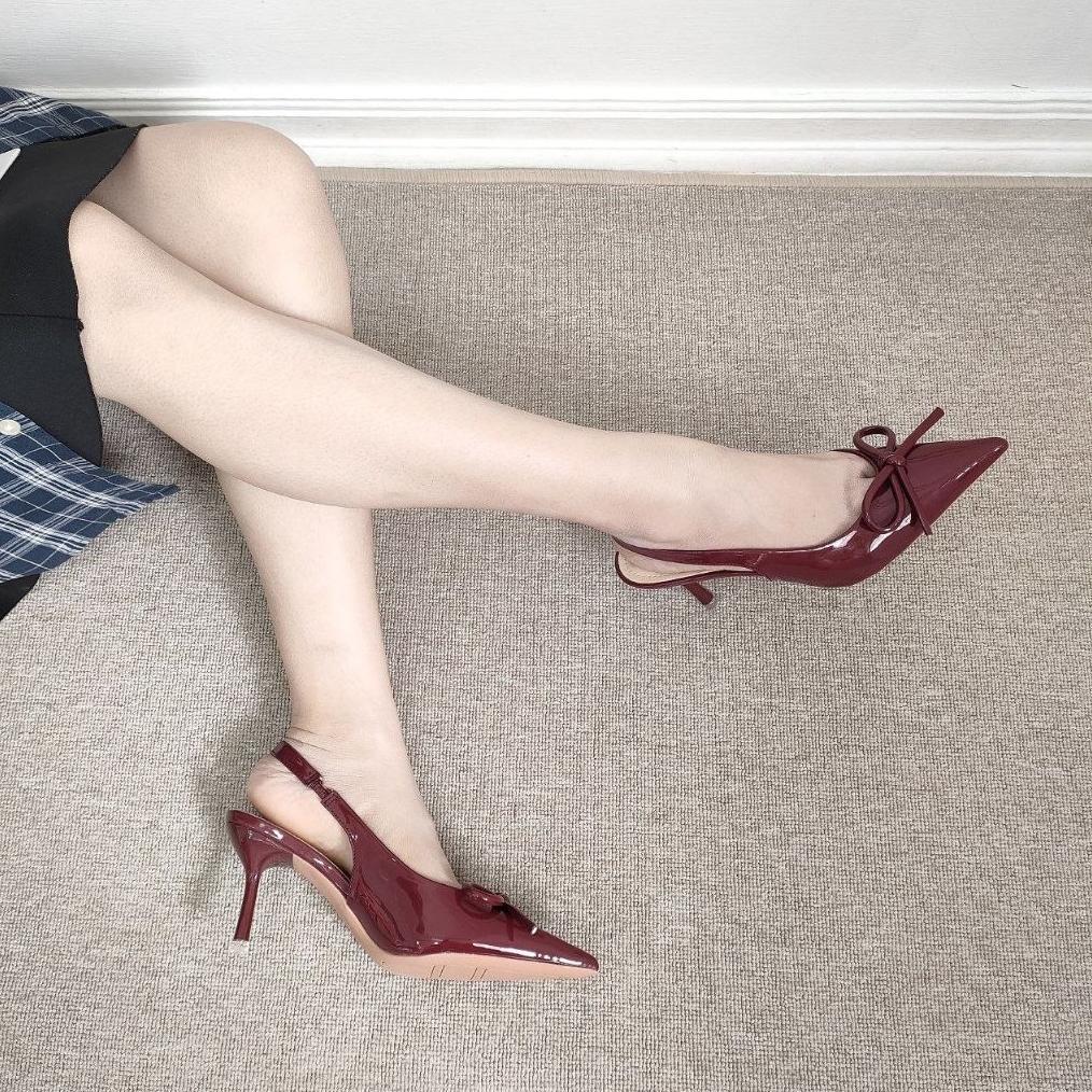 Simoncelli Sepatu Wanita Hak 7 Cm Tali Belakang