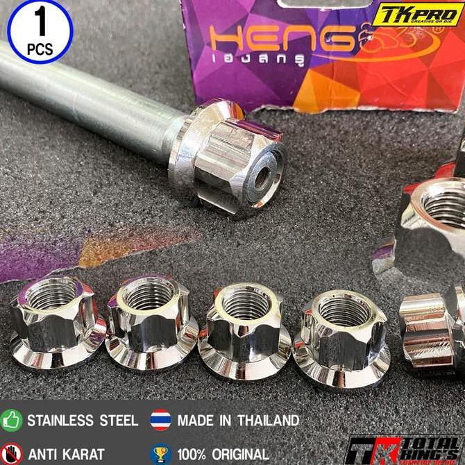 Nutbolt- Mur 19 As Roda Depan/Belakang Rx King Rxking Rx K Probolt Bintang