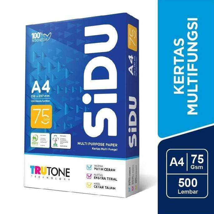 Yabureta- Sidu Kertas Hvs A4 75Gr Sinar Dunia