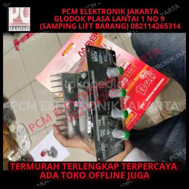 HOT DEAL KIT SPEAKER AKTIF MP3 BLUETOOTH AMPLI AMPLIFIER TDA2005 80W 12V MOBIL 