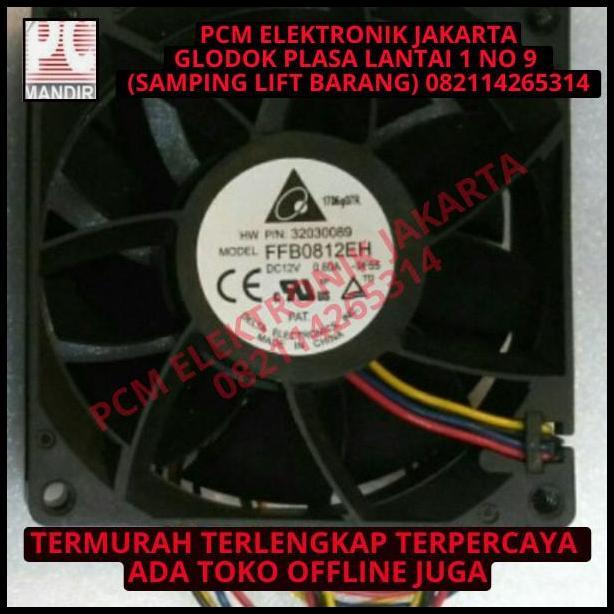 HOT DEAL KIPAS EXHAUST FAN KIPAS PENDINGIN DELTA 8CM 8 CM 12V 12 VOLT BEARING 